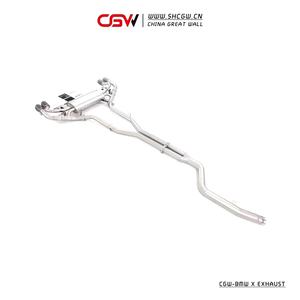 CGW出厂价格手势阀门控制性能排气消声器，适用于BMW X5 G05 3.0T X5M风格的猫 - Product Image 3