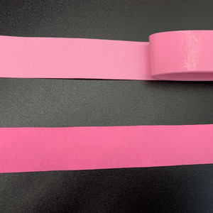 Cinta de agarre de Poliuretano ecológico de tipo fino de color rosa fuerte Tacky Overgrip para raqueta de bádminton Pickleball de tenis - Product Image 4