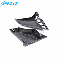 AKOSO accessoires de moto en fibre de carbone panneaux latéraux de réservoir de carburant revêtement d'habillage de cadre pour YAMAHA MT09 FZ09 2017-2020