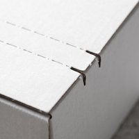Boîte d'expédition en carton ondulé avec bande de déchirement personnalisée, carton innovant à ouverture facile par fermeture éclair pour l'emballage e-commerce