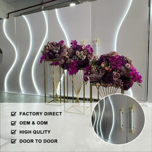 SMOOTH New Event Acrylic <b>Backdrop</b> Stage Decoration LED Lighted Wedding Door <b>Stand</b> Wedding Gate Wall Decoration - Product Image 2