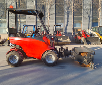 Mini Cargadora de Ruedas HAIJU H140, Capacidad de la Cucharilla 0.15cbm, Motor LONCIN, Hidrostática