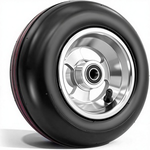 Ruedas de Gocart Mejoradas, Llantas de Aleación de Aluminio 80/60-5, Conjunto de Ruedas Delanteras para Gokart, Repuestos para Ninebot Go Kart Kit/Kit2/GoKart - Product Image 1