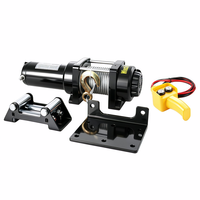 Treuil électrique 1000 lb à commande sans fil avec frein automatique anti-saut, antidérapant, filaire et télécommande, pour 4x4, ATV, UTV – Vente directe usine