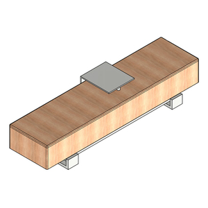Banco Metálico Moderno para Exteriores, Resistente a los Rayos UV y a la Corrosión, para Parques y Jardines, Acabado Duradero, Soporte CAD para Supermercados - Product Image 5