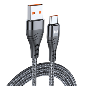 Jmax Nouveauté Câble USB Type-C de charge <span class=keywords><strong>super</strong></span> rapide 66W 1m Compatible avec les téléphones IOS et Android avec tous les protocoles de charge rapide - Product Image 1
