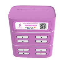 Station de partage de batteries externes à 8 emplacements, batteries externes de location, partage de batteries externes, 5000 mAh, restaurant