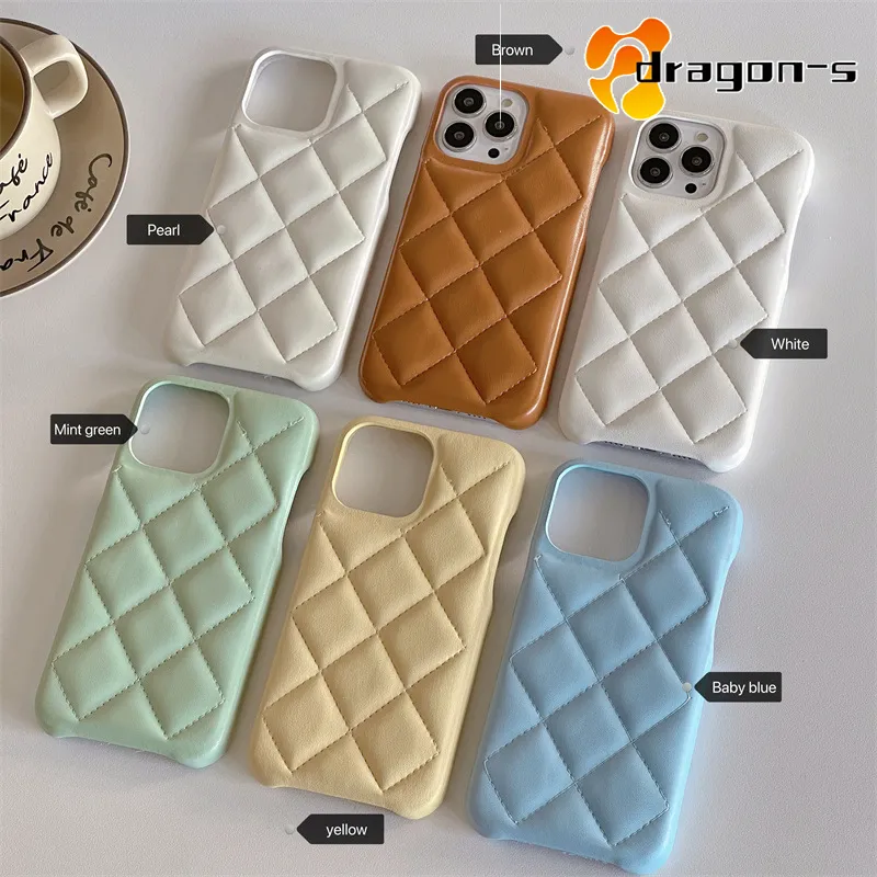 Puffer Phone Case Custom Logo Shockproof Phone Case Dragons Down Jacket Leather for Iphone 14 Pro Max Opp Bag Sample Provided