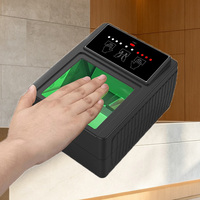 Lecteur d'empreintes digitales biométrique FAP60 pour enregistrement FBI Live Scan, reconnaissance de quatre doigts et deux pouces, lecture de dix empreintes numériques