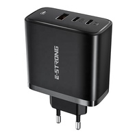 Chargeur GaN 65W d'usine, PD 4.0, QC 3.0, chargeur de téléphone multi-USB, adaptateur USB QC3.0 pour téléphone portable