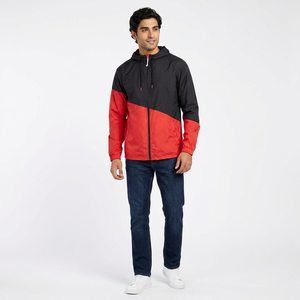 Veste coupe-vent vintage en toile pour homme de qualité supérieure avec fermeture éclair, respirante, col montant, idéale pour l'extérieur - Product Image 1