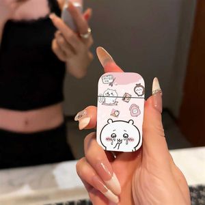 <span class=keywords><strong>Briquet</strong></span> à gaz butane mignon Chiikawa en forme de dessin animé, flamme <span class=keywords><strong>rose</strong></span>, pour femmes - Product Image 4