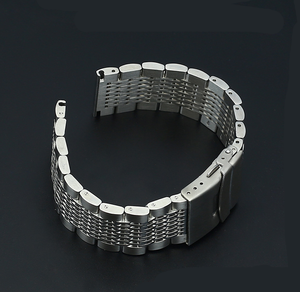 <span class=keywords><strong>Gshock</strong></span>-bandas de acero inoxidable para <span class=keywords><strong>reloj</strong></span>, 15 eslabones, hebilla de seguridad, 20, 22 y 24mm - Product Image 6