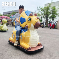 Divertido y emocionante paseo interactivo de dinosaurios animatrónicos para parques de atracciones Guarderías Centros comerciales Aeropuertos-Estructura interior de metal