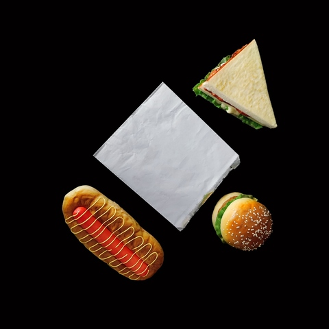 Kebab Greaseproof Custom Hot Dog Chicken Paper Bag Kebab Greaseproof Custom Hot Dog Chicken Paper Bag