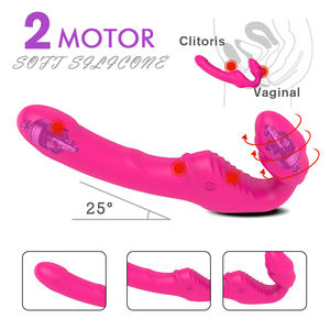 S-HANDE Vibratore Dildo a Doppia Estremità Originale di Fabbrica per <span class=keywords><strong>Donne</strong></span> e Lesbiche, Giocattolo Sessuale Vaginale per Masturbazione Femminile, Ricaricabile USB - Product Image 5
