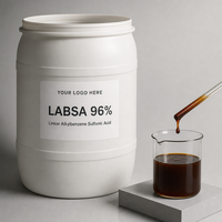 LABSA 96% Acide Sulfonique Linéaire d'Alkylbenzène Matières Premières Cosmétiques Pâte de Surfactant Anionique Vente en Gros Fournisseur OEM JS Shandong