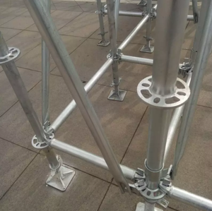 Andamio Ringlock de aluminio y acero Q235 de alta calidad, sistema Layher de todas las capas de Metal de construcción galvanizado en caliente para trabajo pesado - Product Image 2