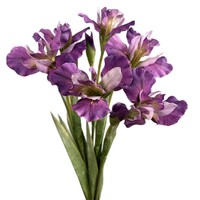 Fleurs Artificielles Iris Texturées pour Décoration de Jardin, Bureau, Accessoires Photo, Cadeaux de Mariage, Plantes Artificielles