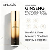 Émulsion au Ginseng et Perle d'Or, Soin de Luxe à l'Or, Effet Lissant Visible des Rides, Nourrit la Peau, Disponible en OEM