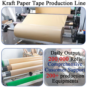 Sinh thái thân thiện nâu có thể ghi tự dính Kraft gói giấy tráng keo phân hủy sinh học Matt mạnh mẽ không tráng đóng gói vận chuyển băng - Product Image 3