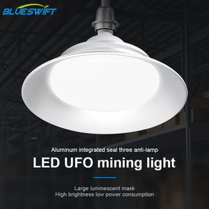 Vente en gros <span class=keywords><strong>Prix</strong></span> aluminium intégré E27 Plafonnier ufo Lampe Atelier Usine LED UFO Lumière - Product Image 2