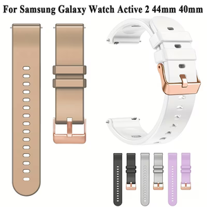 Bracelets de <span class=keywords><strong>montre</strong></span> en silicone sport de 20 mm, bracelet de remplacement pour <span class=keywords><strong>montre</strong></span> <span class=keywords><strong>Xiaomi</strong></span> <span class=keywords><strong>Mijia</strong></span> Quartz Watch Mi Bro Air pour femmes - Product Image 4