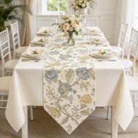 Nappes rondes en polyester personnalisées à faible MOQ pour événements de mariage, banquets et locations de fêtes