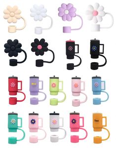 Capuchon de paille en PVC écologique pour pailles de gobelets Yeti Stanley – En stock, personnalisable, MOQ 3 - Product Image 1