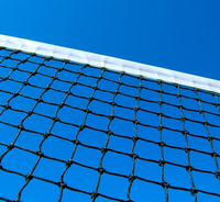 Filet de tennis professionnel à maille unique pour l'entraînement de divers types d'articles de sport, y compris des filets de tennis PE directement fournis par l'usine