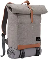 Özel piknik sırt çantası soğutucu bölmesi ile klasik yalıtımlı çanta su geçirmez battaniye
