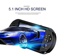 Nouveauté : Console de jeu portable X12 avec 5000 jeux classiques, 8 Go, écran 5,1'', lecteur de jeux 64 bits pour enfants et adultes