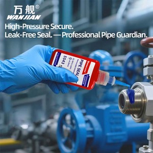 WANJIAN 5543 Résistance aux hautes températures (-55C +150C) Anti-fuite 50ml Scellant pour filetage pour raccords de tuyauterie <span class=keywords><strong>Plomberie</strong></span> Hydraulique - Product Image 2