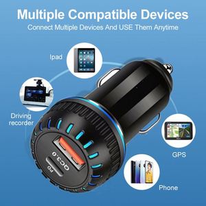 Tốt nhất sản phẩm bán chạy 2024 USB-C trong xe hơi bộ sạc với PD và QC 3.0 Dual USB Port <span class=keywords><strong>Car</strong></span> <span class=keywords><strong>Charger</strong></span> Đối với iPhone và <span class=keywords><strong>Android</strong></span> - Product Image 4
