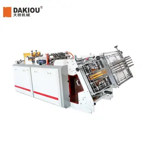 Dakiou HBJ-D800/1200 Kertas Kotak Pizza Lipat Otomatis Carton Mendirikan Packing Forming Membuat Mesin untuk Dijual