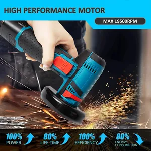 מטחנת זווית אלחוטית נטענת 3 אינץ' 12V עם סוללת ליתיום, מתג הזזה תעשייתי, מיני רב תכליתית, לליטוש - Product Image 2