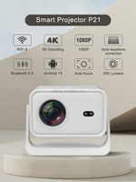 1080p FHD 4K prise en charge du projecteur BT WiFi 350 ANSI Lumens Home cinéma vidéo projecteur Android intelligent