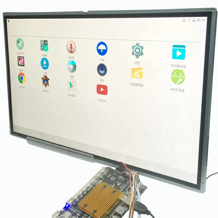 RK3399 EDP denetleyici SIM kart ve GPS fonksiyonu Android ana kurulu desteği LM215UH1-SPA1 21.5 inç 4096*2304 4k 5K LCD Panel