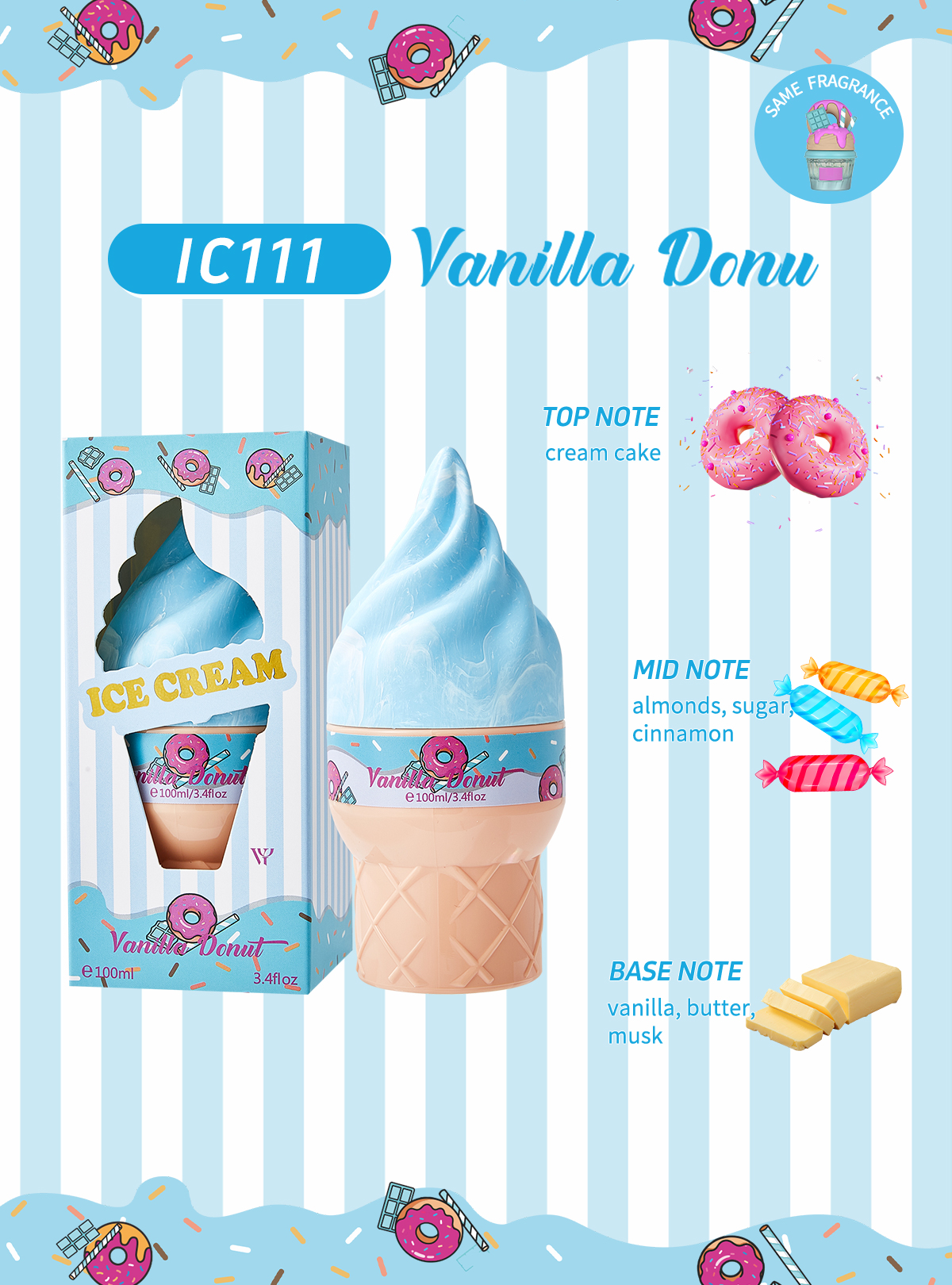 IC111- Donut de vainilla