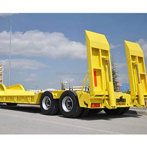 Remolque de Plataforma Jinqiao de Servicio Pesado, 1+3 Ejes, 60 Toneladas, Chasis de Plataforma, Barra de Tracción Completa, Remolque para Tractor Agrícola con Escalera - Product Image 4