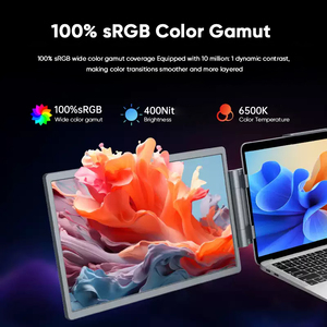 Sibolan 14 <span class=keywords><strong>inch</strong></span> Ba xách tay màn hình LCD Màn hình <span class=keywords><strong>IPS</strong></span> 1920*1200P kép Extender USB3.1 Type-C 60Hz bằng sáng chế thiết kế cho LPS hiển thị - Product Image 2