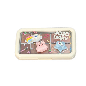 พาเลทอายแชโดว์ <span class=keywords><strong>JOJO</strong></span> DIARY แบบขายส่ง เนื้อชิมเมอร์ 10 สี กันน้ำ น่ารัก - Product Image 3