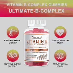 BIOCCHN Vitaminas Multivitamin Gummies Suplemento Adultos Niños Vitamina <span class=keywords><strong>B1</strong></span> B12 Gummy <span class=keywords><strong>Vitamin</strong></span> B Complex Gummies - Product Image 5