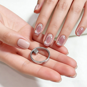 Powerful Round <b>Ring</b> Magnet Tool Fast Hollow <b>Cat</b> Eye Effect Beginner Nail Art Manicure Accessory Wholesale - Product Image 3