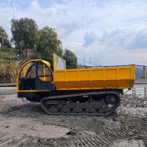 รถดัมพ์บรรทุกดีเซลหนัก10ตัน12ตันรถดัมพ์ไฮดรอลิคตีนตะขาบ Yuchai เครื่องยนต์160HP ใหม่ - Product Image 3