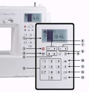 Machine à coudre électronique <span class=keywords><strong>Singer</strong></span> HD6805 - Blanc Lune - Product Image 6