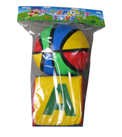 Jeu de cubes et de balles en PU souple avec logo personnalisé OEM, pour enfants de 5 à 7 ans, jeu éducatif précoce pour l'apprentissage de l'alphabet et des chiffres, jeu sensoriel de lancer