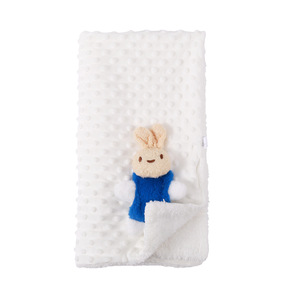 Manta de Bebé Bean Bubble, Doble Capa, Cálida, Color Sólido, Espuma de Presión, Suave, Manta Infantil - Product Image 6