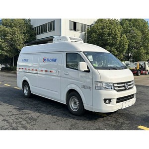 New Euro 4/6 Manual Gasoline Refrigerated Truck <b>Mini</b> <b>Freezer</b> Van -18C 1-2T Load Capacity for Frozen Food Transportation - Product Image 2