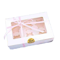 Boîte cadeau de Noël pour chocolats, boîte d'emballage pour bonbons, boîte d'emballage pour cupcakes, boîte d'emballage alimentaire, boîte cadeau pour le thé de l'après-midi